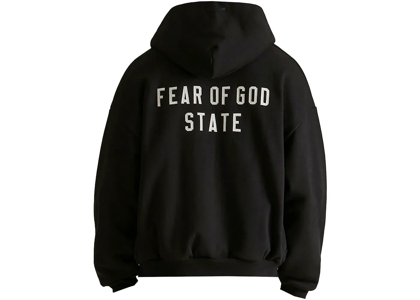 Мужская худи на молнии Heavy Fleece Full Zip Fear of God, Black — фото 2