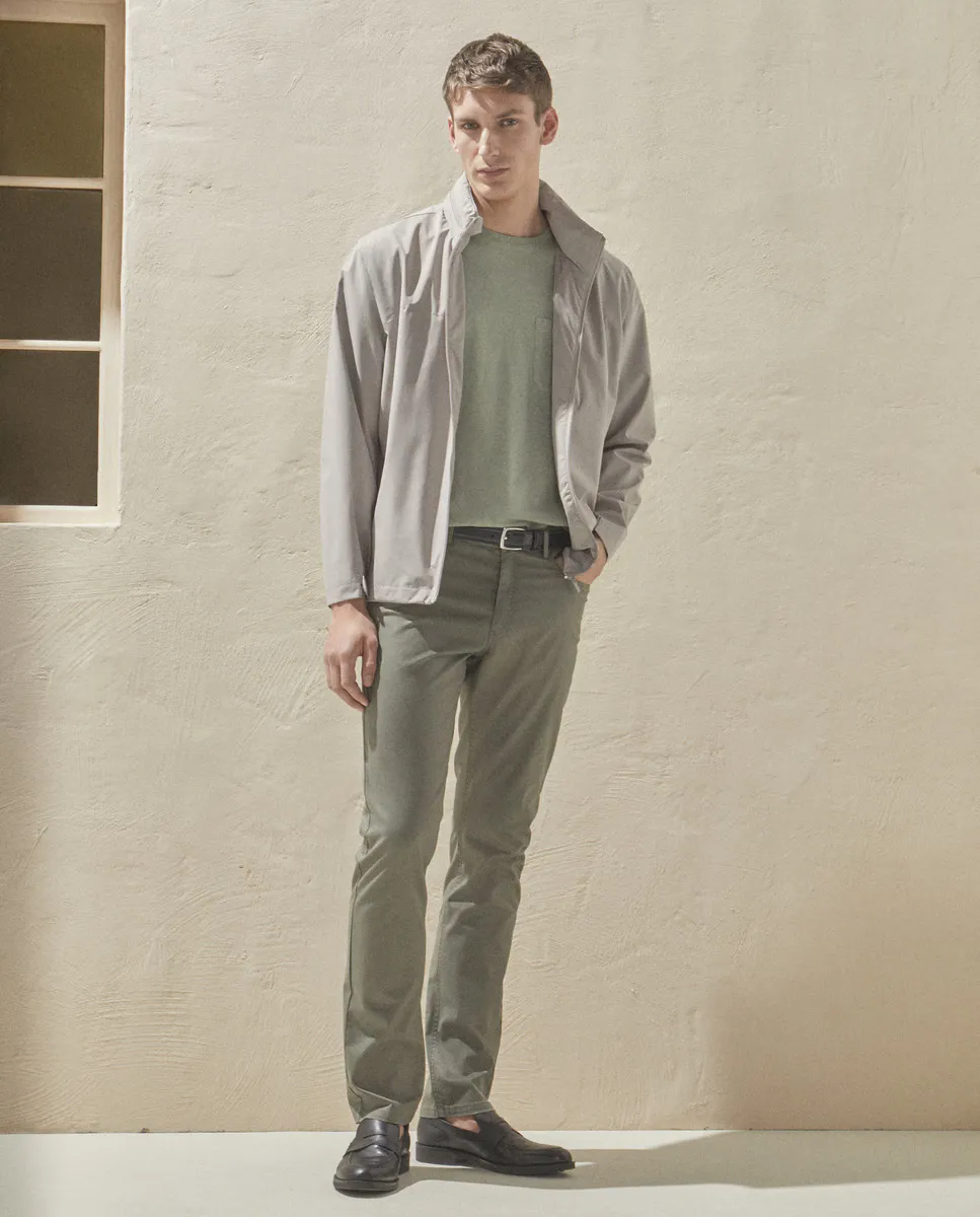 

Мужские спортивные брюки, узкие, хлопок с эластаном Dustin, серый