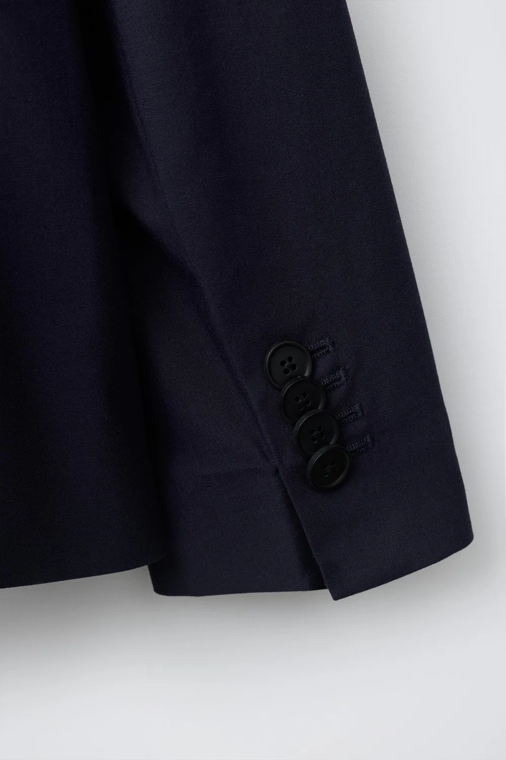 Текстурированный пиджак для костюма ZARA, Ink blue — фото 4