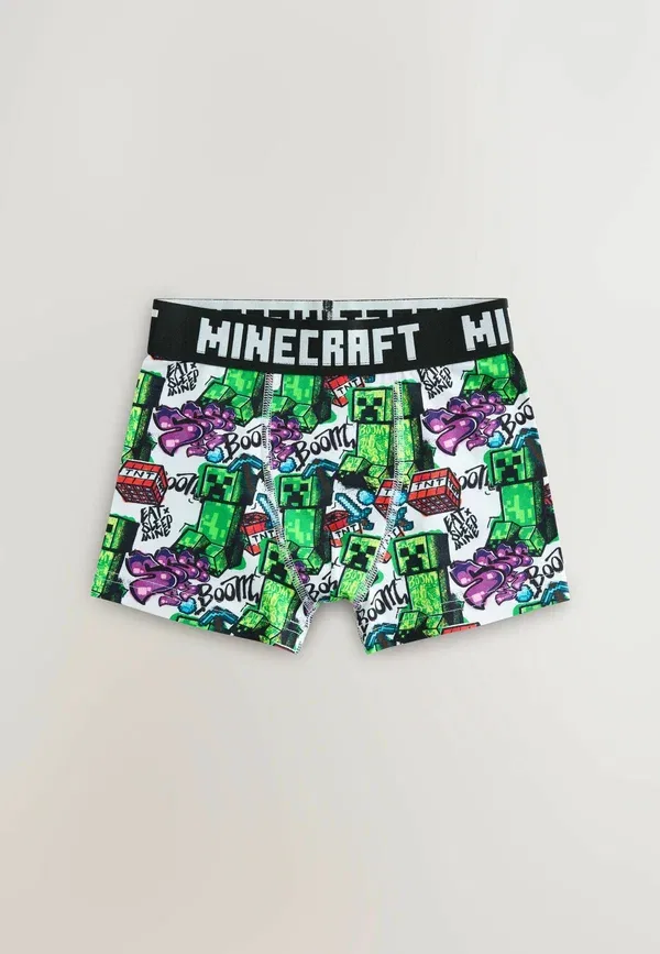 Трусы 7 шт, Minecraft, Next, зеленый, черный — фото 2