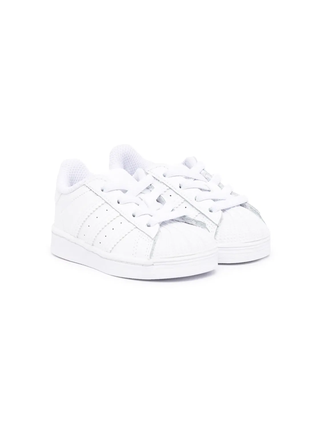 Кожаные кроссовки Superstar низкие Adidas, белый