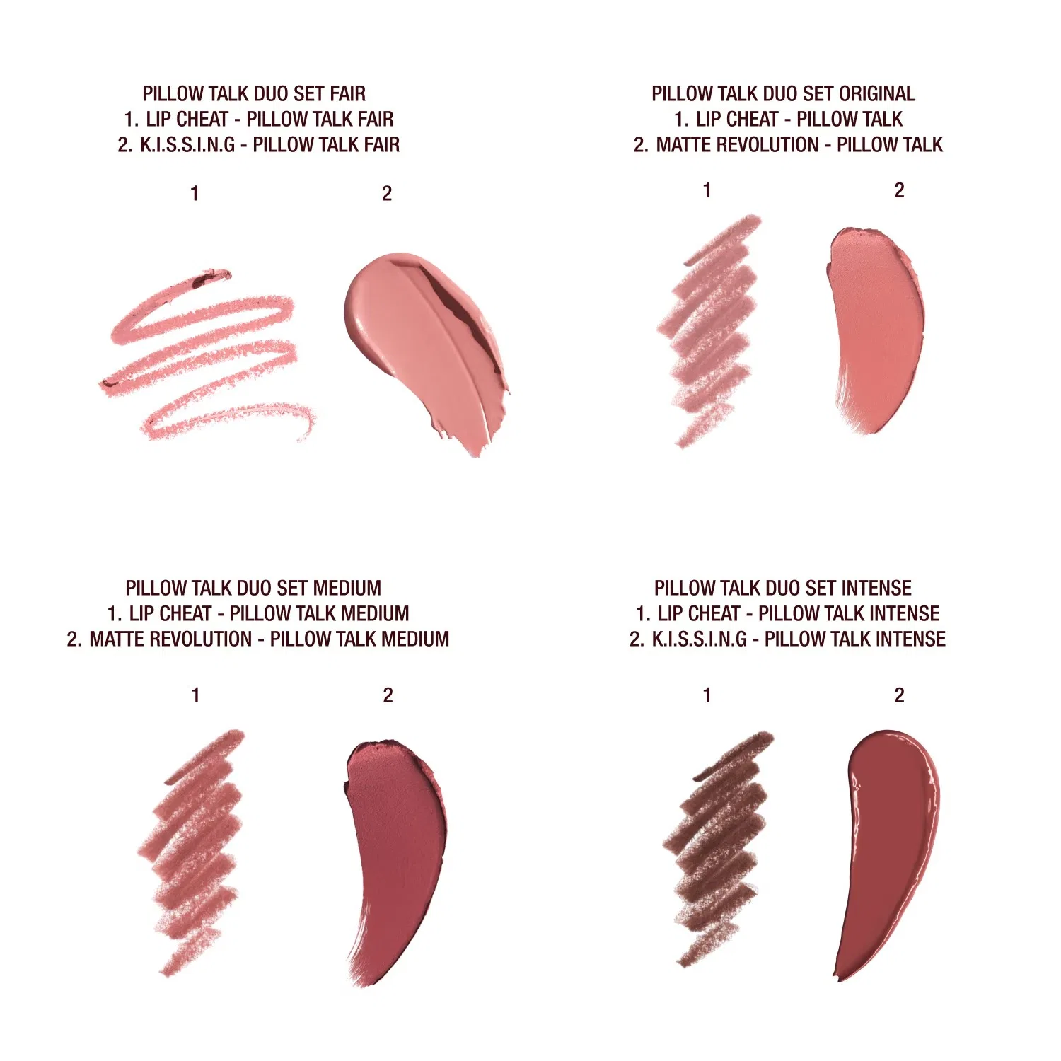 Набор для губ CHARLOTTE TILBURY Pillow Talk Medium (1,5 г + 0,8 г) — фото 3