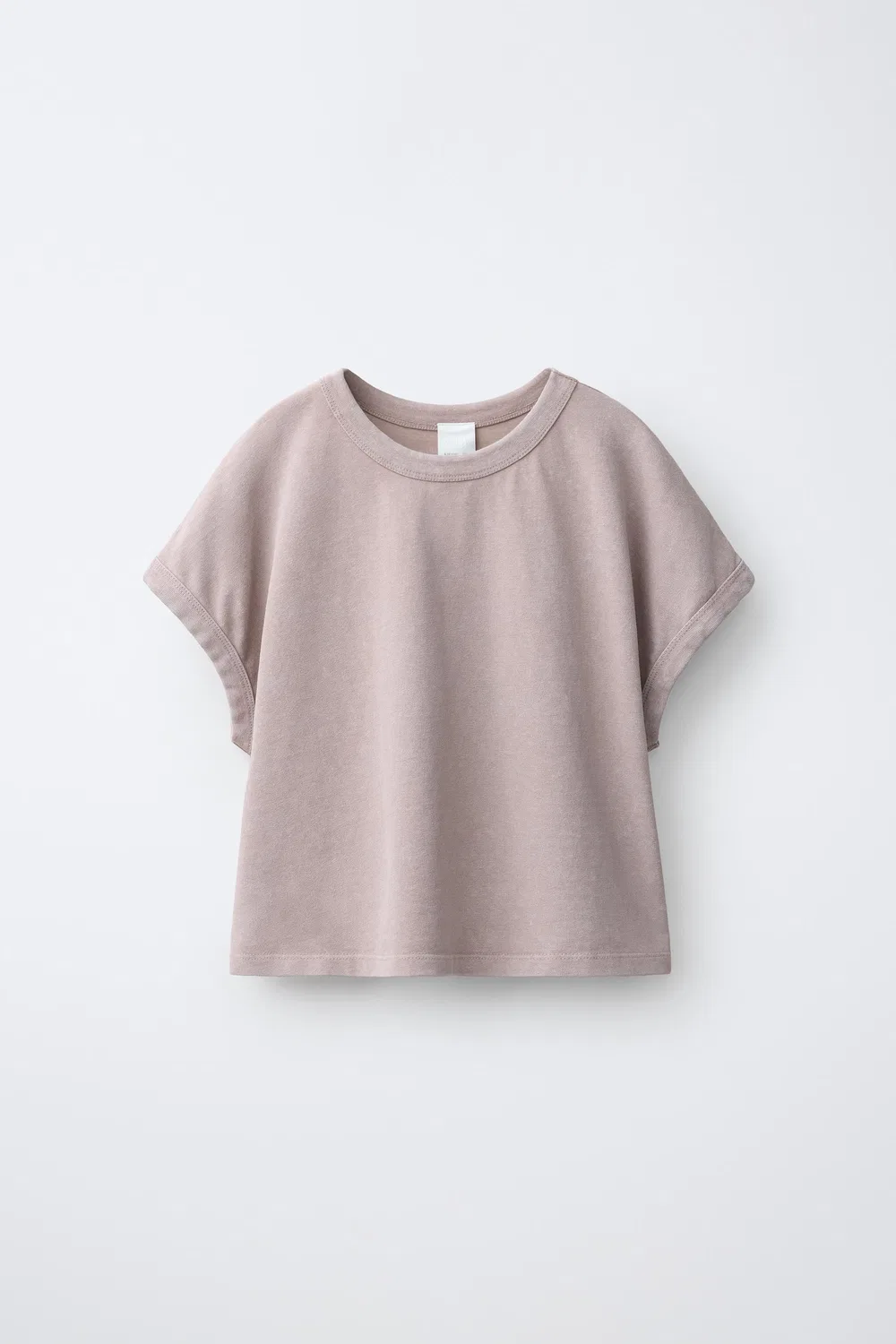 Комплект из футболки с эффектом потертости и брюк-баллонов. ZARA, Faded pink — фото 2