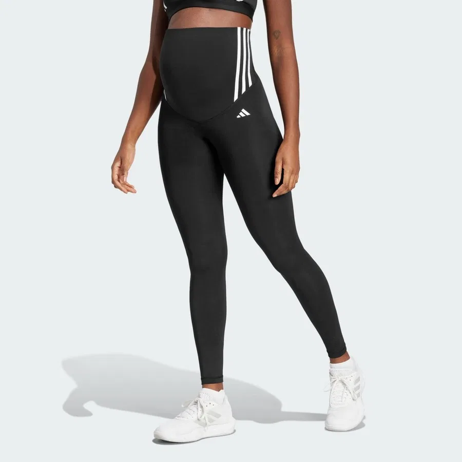 Леггинсы для беременных с длиной до щиколотки Optimé Essentials adidas, Черный