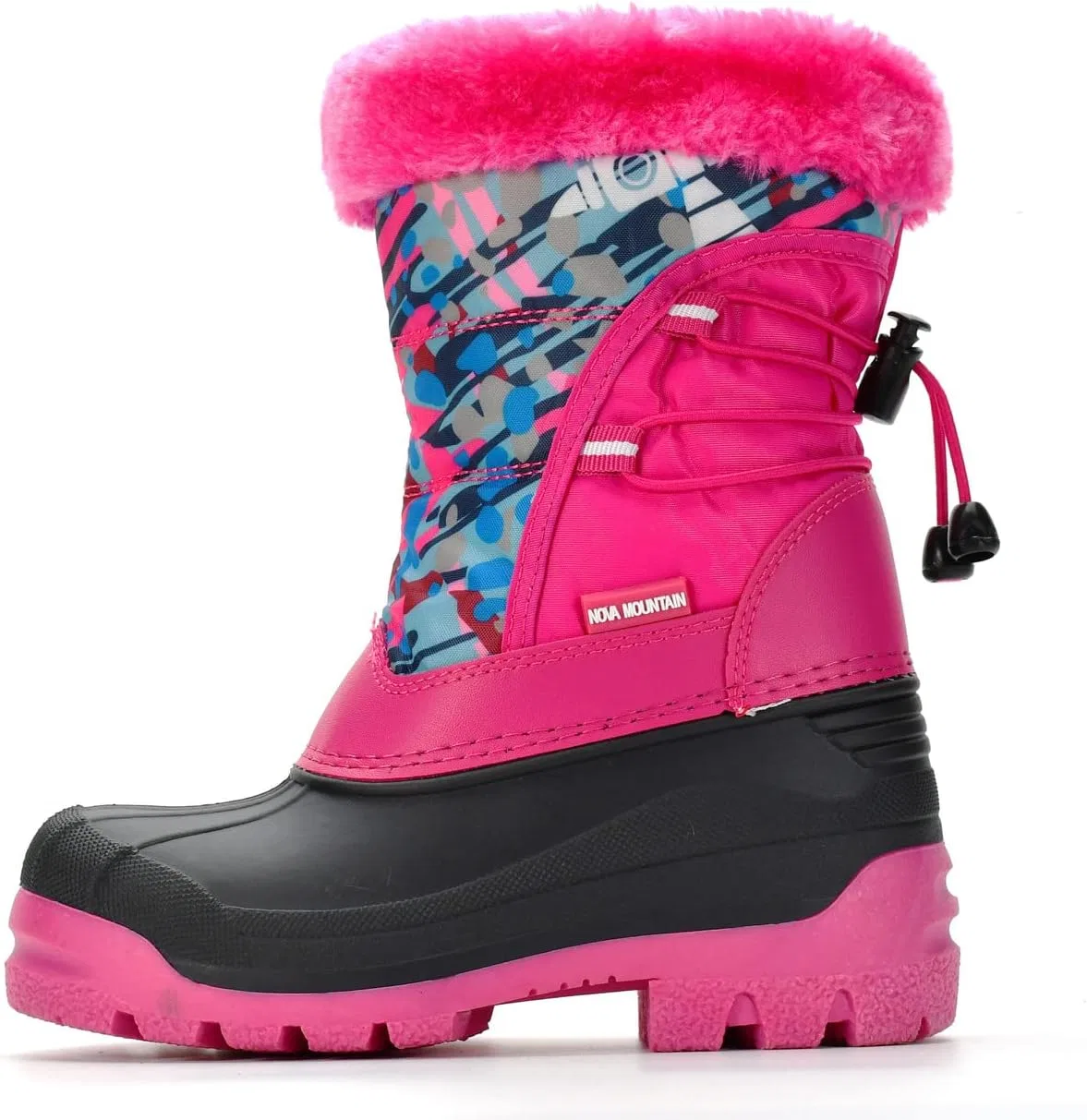Детские зимние снежные ботинки для девочек Nova Mountain Nova Footwear, Fuchsiamulti — фото 4