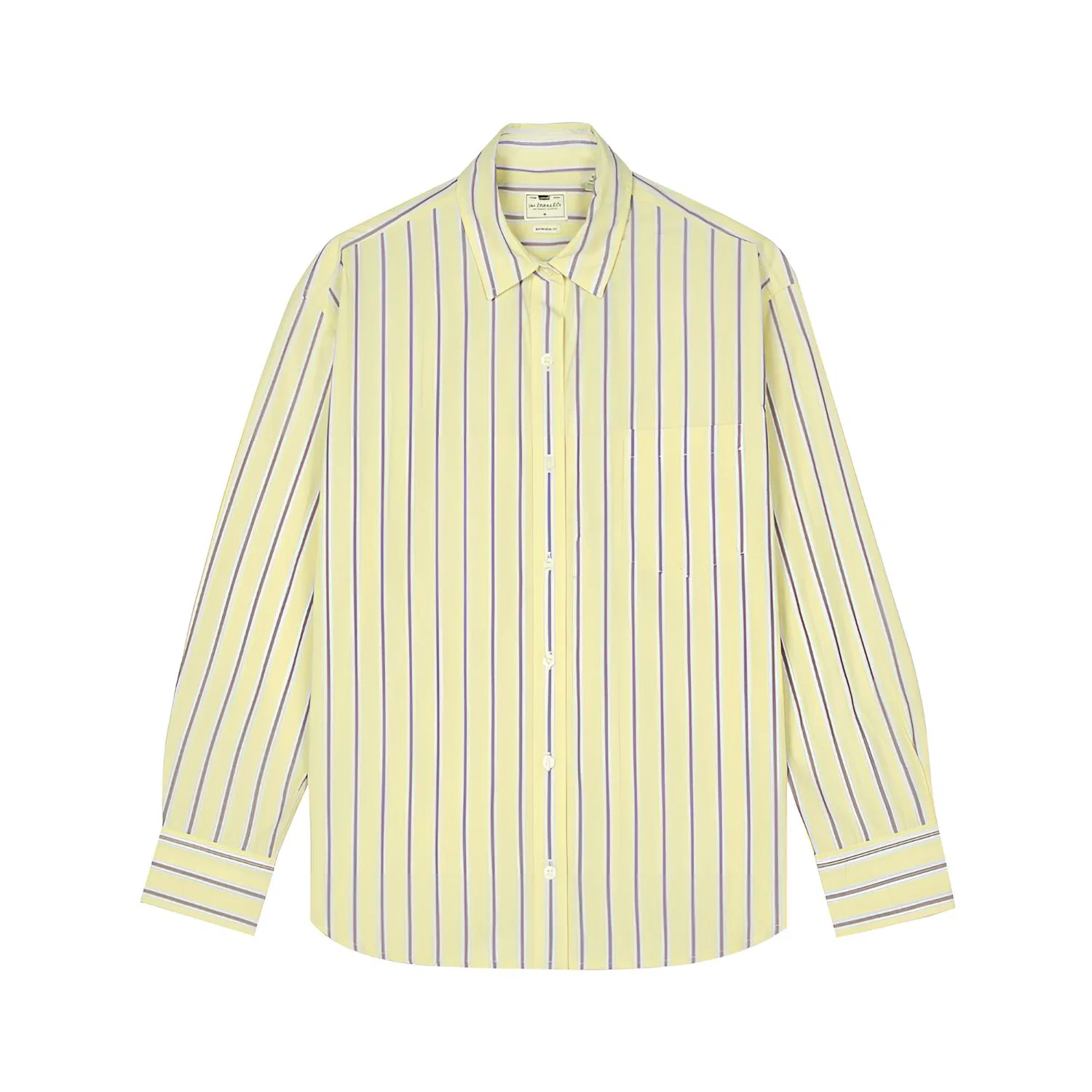 Женская рубашка с отложным воротником Yellow Levis, Yellow