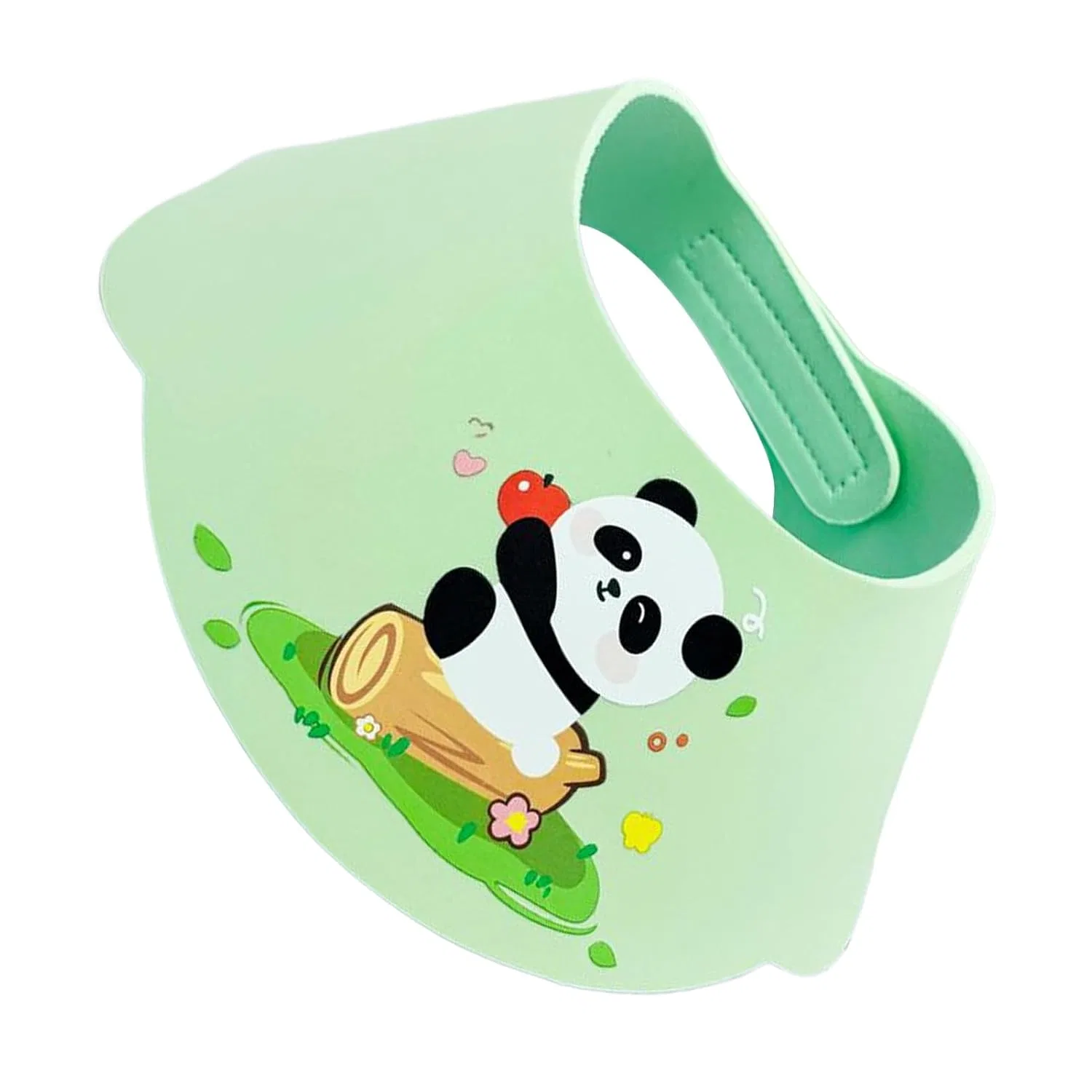 Шапочка для душа For Kids Hair Washing Protection, Adjustable Tearless Waterproof, Green Lunaobrik