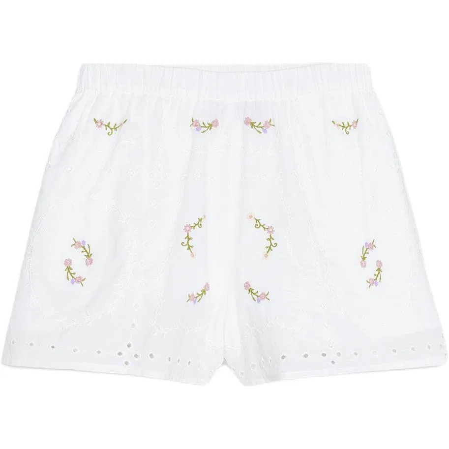 Женские шорты повседневные с принтом ZARA, Frosted White