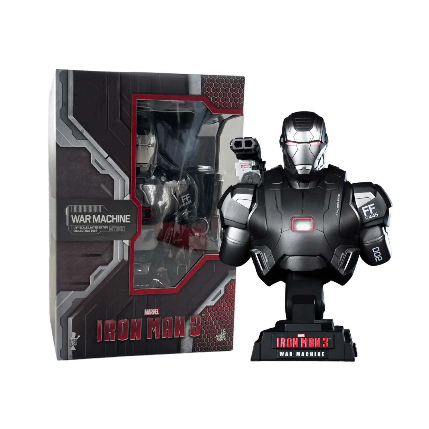 

Коллекционный бюст Hot Toys Iron Man 3, War Machine 1/4th Scale Limited Edition HTB10, 23 см