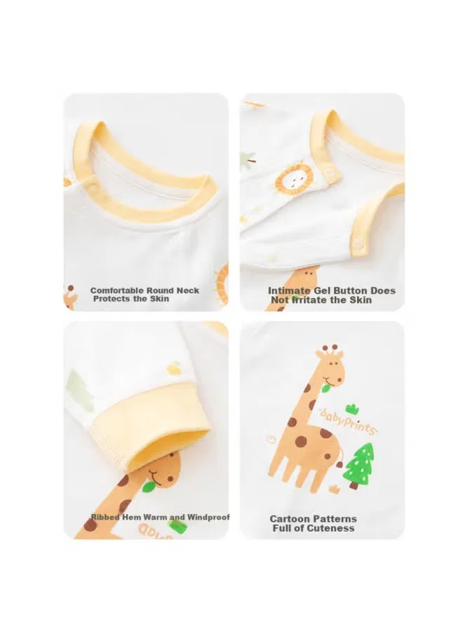 Боди-комбинезон с длинным рукавом с принтом жирафа Babyprints — фото 4