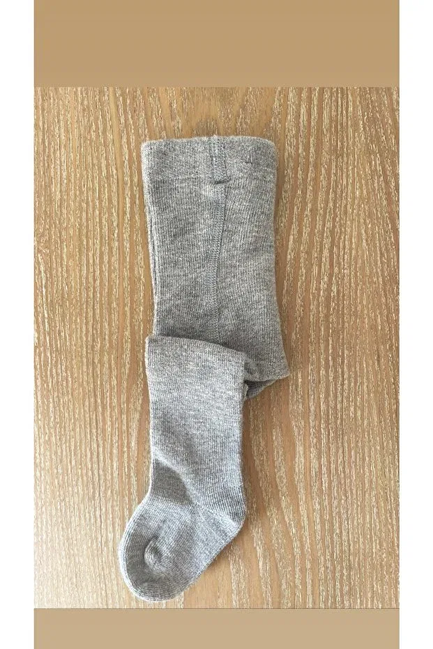 Детские колготки для новорожденных хлопковые Zey Organik, Gray