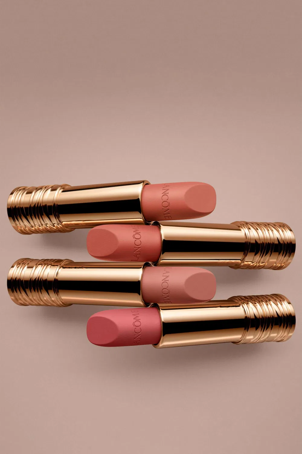 Помада матовая L'Absolu Rouge Intimatte Lancôme, французский нюд — фото 3