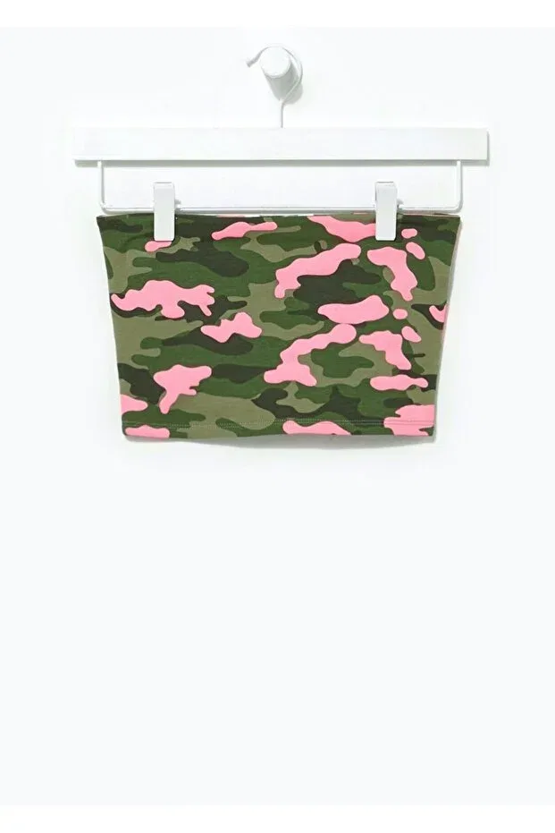 Детский топ для девочек с принтом Camouflage Generic Brands, Green