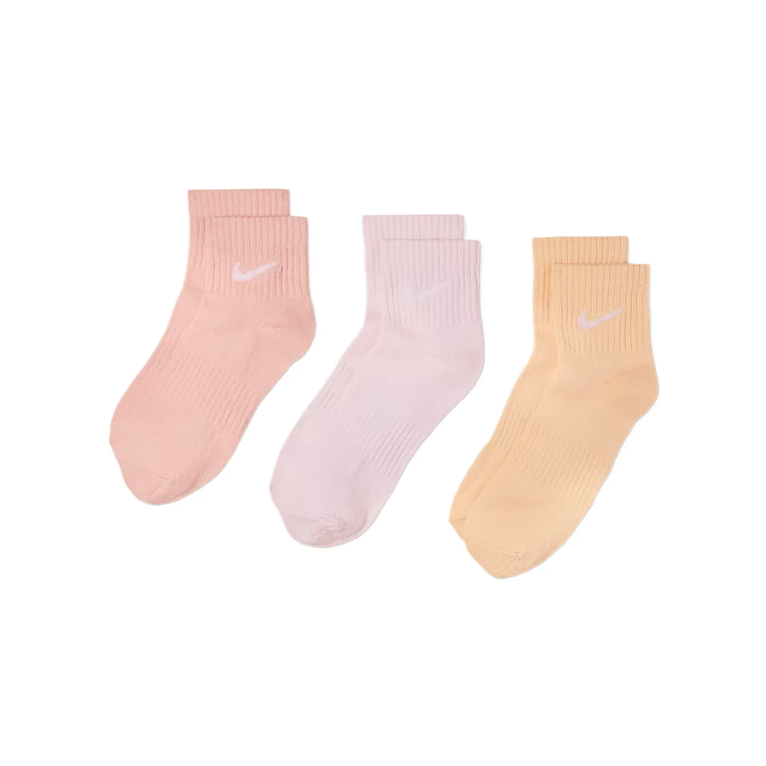 Детские носки-следки с принтом Nike, Multi-Color 3 Pack
