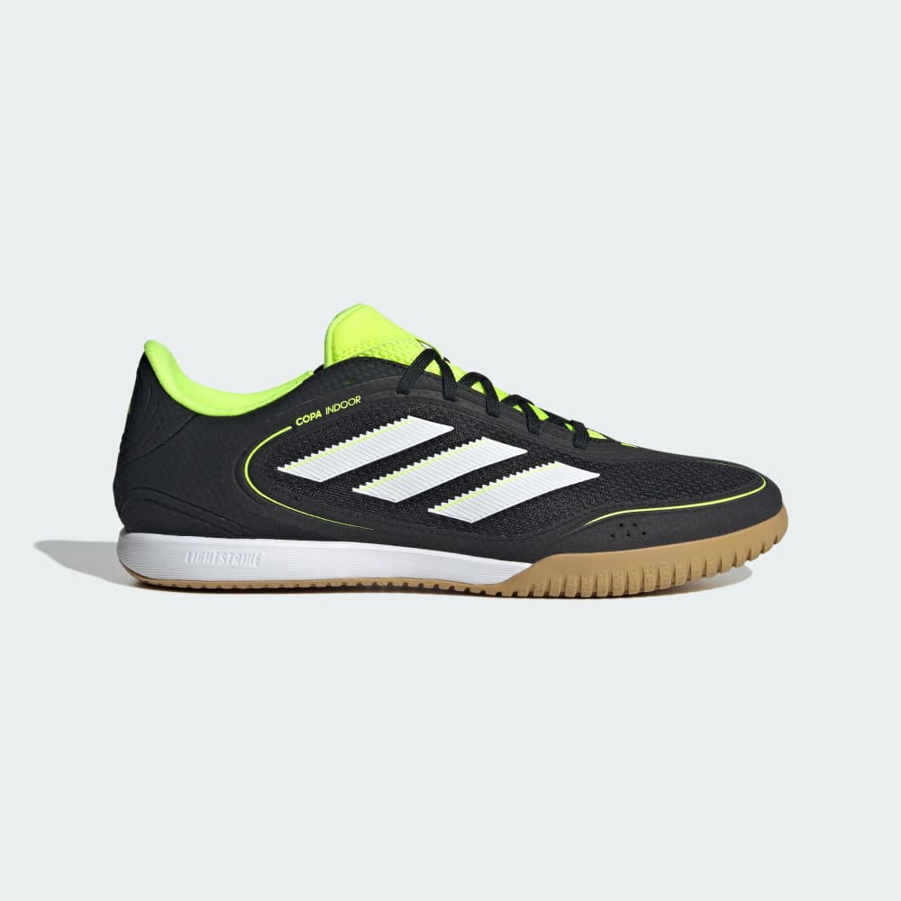 Кроссовки Adidas Copa Court League Indoor Cleats, цвет Core Black/Cloud White/Lucid Lemon — фото 2