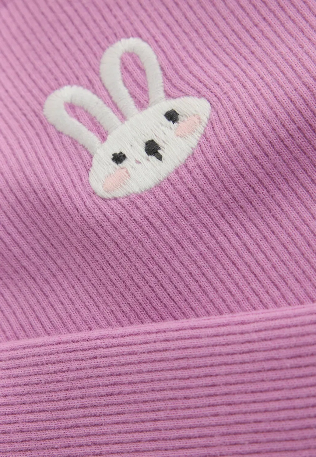 Обычный крой - длинный рукав - топ с длинным рукавом Next, Pink Bunny Embroidery — фото 2