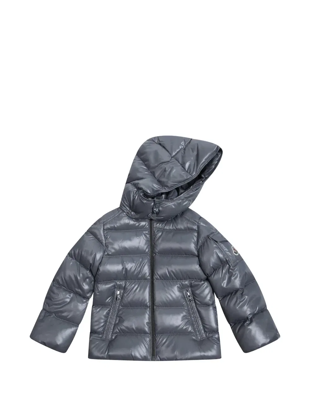 Стеганая куртка Icarus Moncler Enfant, серый