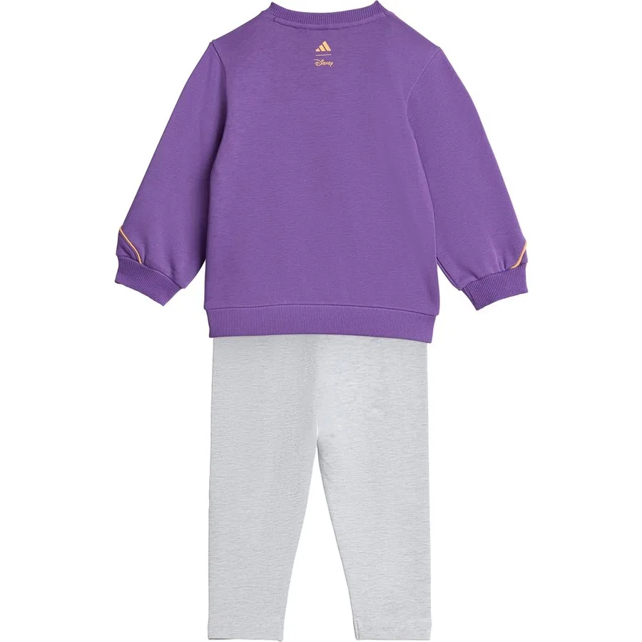 Спортивный комплект из футера с принтом Minnie Mouse adidas, Фиолетовый — фото 4