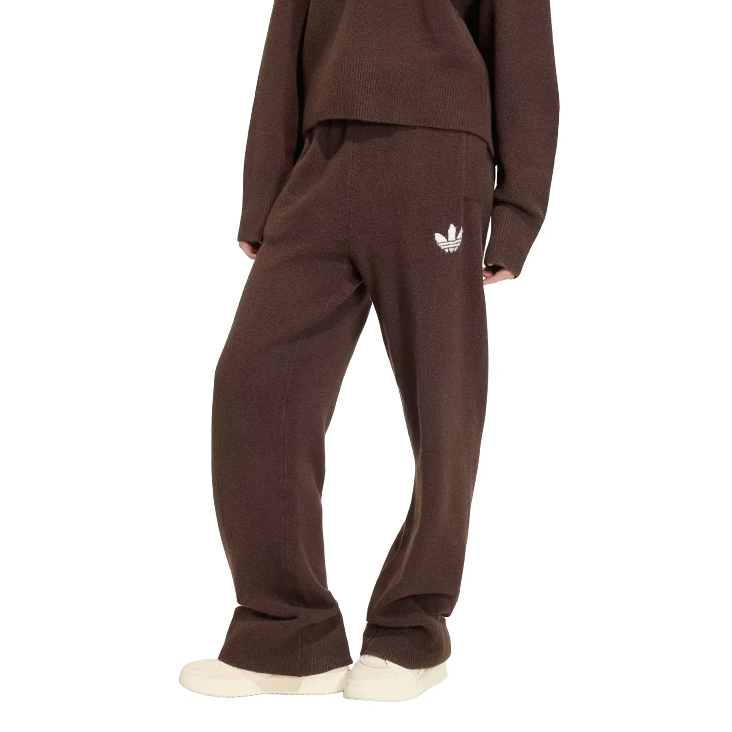 Женские брюки Essentials Knit Pant Asia Sizing 'Aurora Coffee' adidas, Aurora Coffee — фото 3