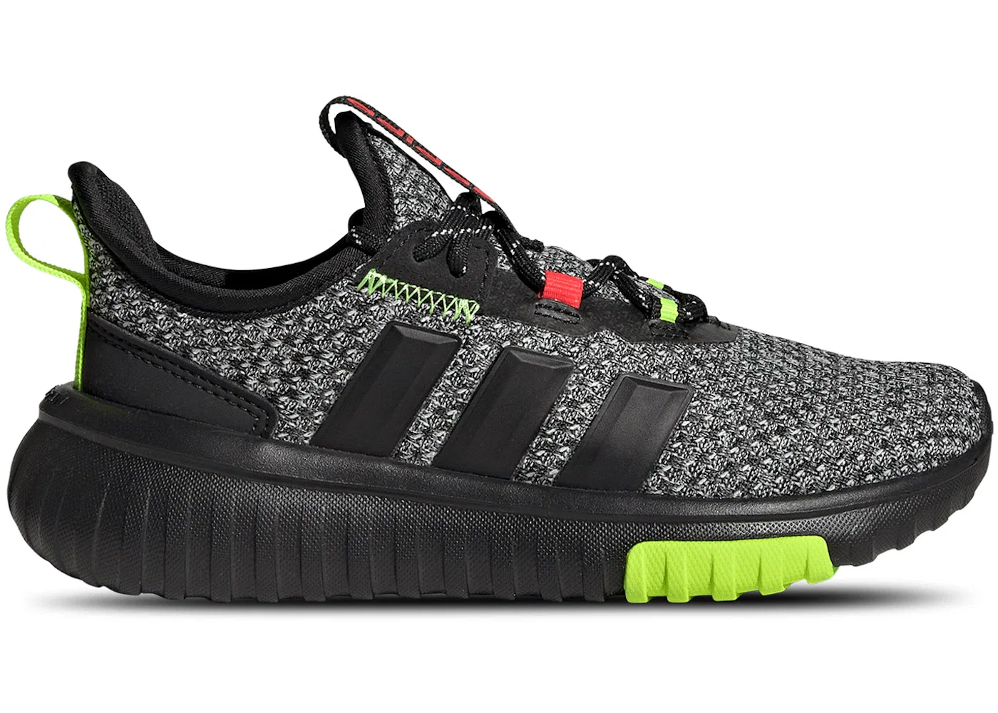 Детские кроссовки lifestyle Kaptir 4.0 Adidas, Core Black/Core Black/Lucid Lemon