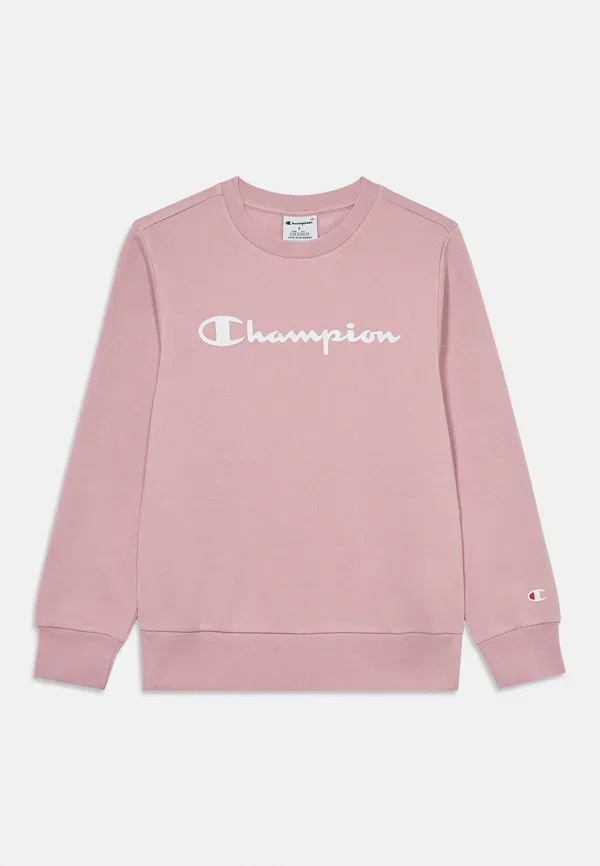 Свитшот с круглым вырезом, унисекс Champion, светло-розовый