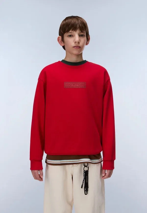 Свитшот с принтом Unisex Napapijri, Haute Red R1F, красный