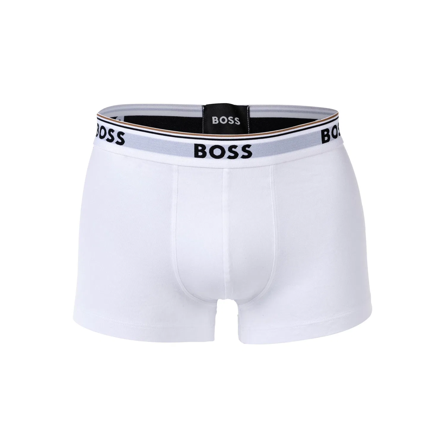 Мужские боксеры-трусы в упаковке 3 штуки BOSS, White/Gray/Black — фото 2