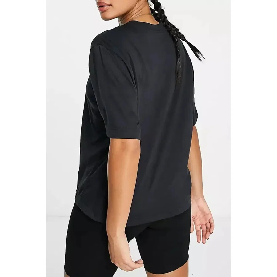 Женский спортивный тишорт с принтом Dri-FIT Trail Nike, Черный — фото 2