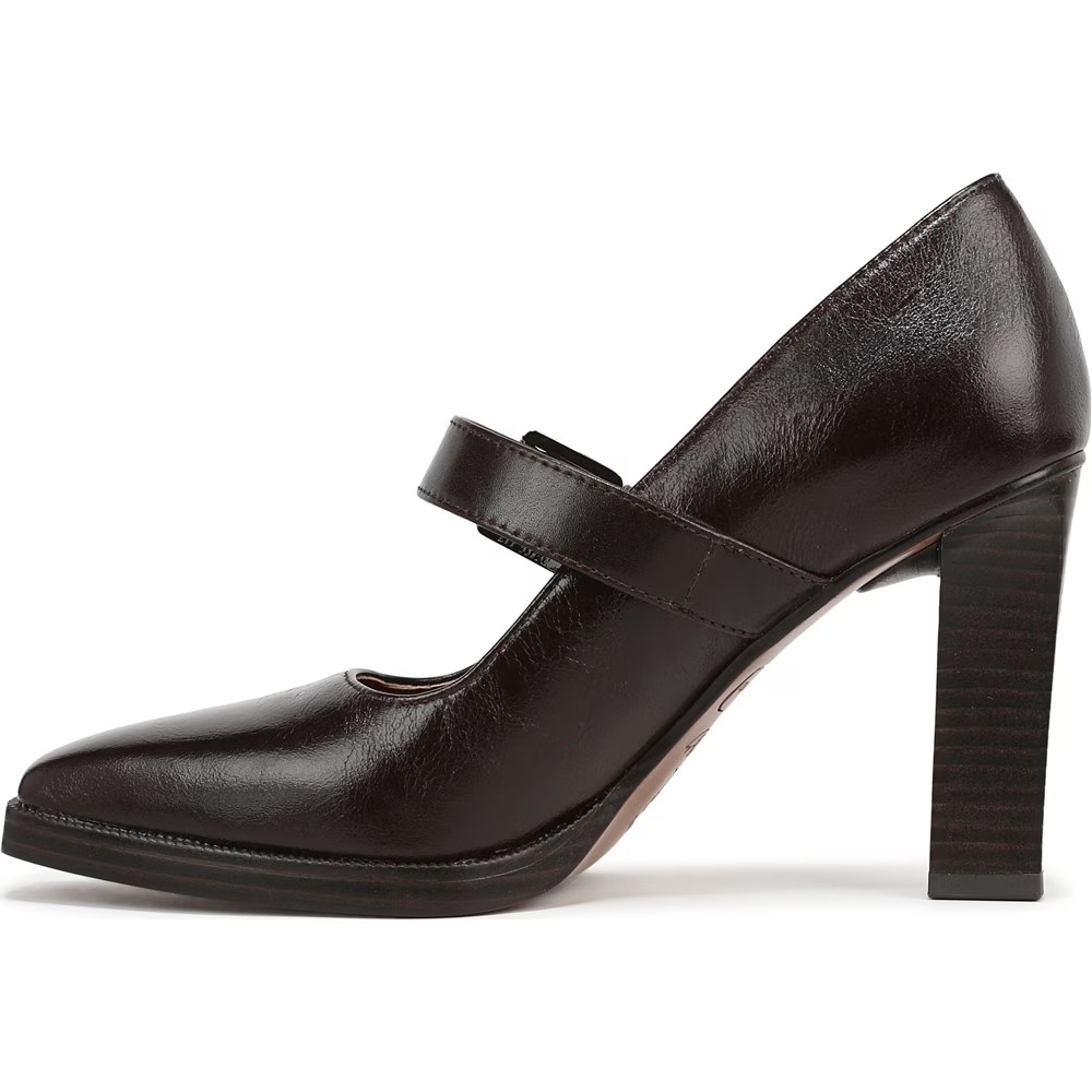 Туфли на ремешке Mary Jane Franco Sarto, dark brown leather — фото 4
