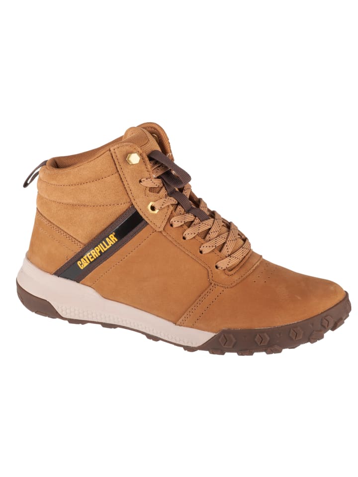 

Кроссовки на шнуровке Caterpillar Hex Ready Mid, коричневый