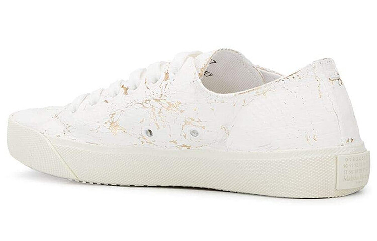 Кроссовки для скейтбординга Tabi женские, низкие, белые Maison Margiela — фото 3