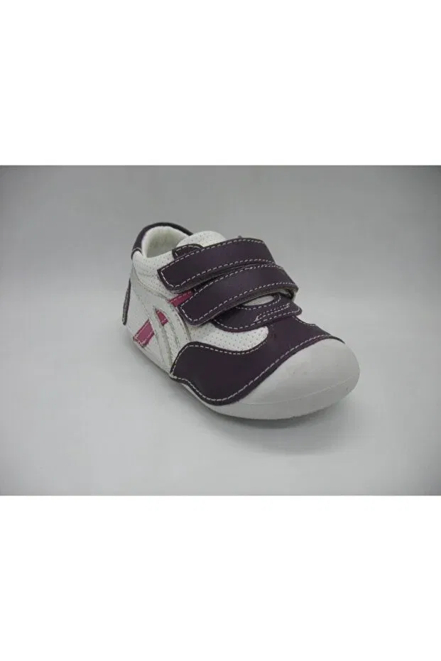 Детские туфли для девочек из натуральной кожи Toddler, Purple — фото 2