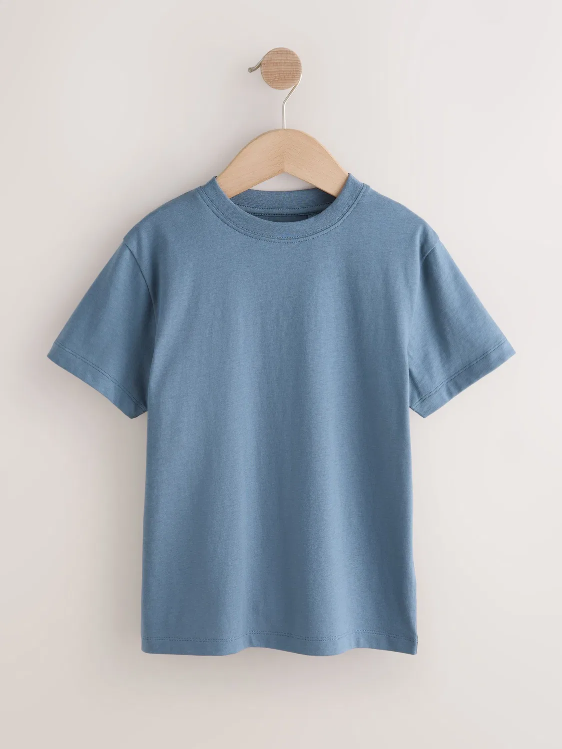 Футболки 4 шт., свободная посадка Next, navy/mid blue/charcoal/light blue — фото 3