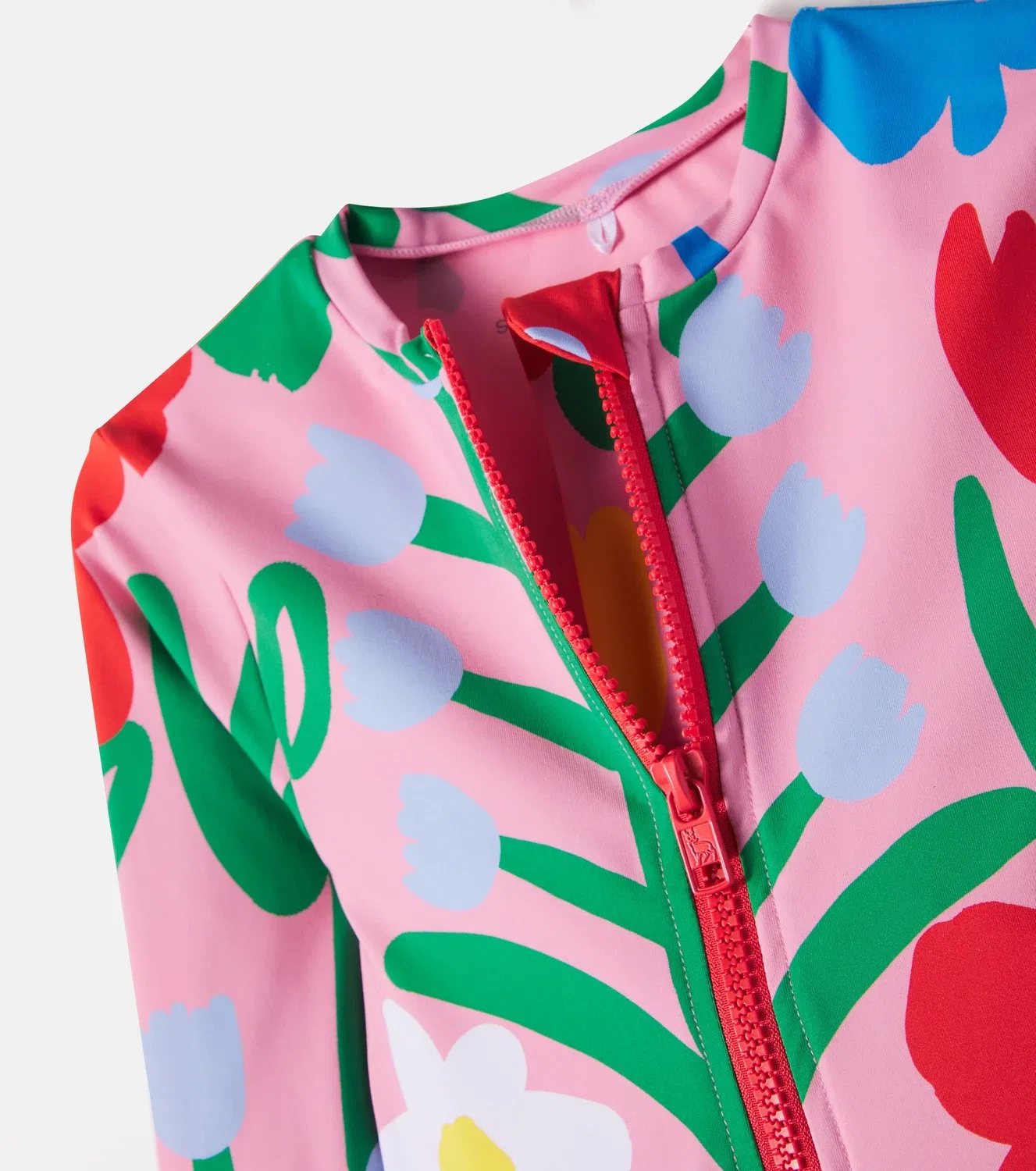 Раздельный купальник с цветочным принтом Stella Mccartney Kids, розовый — фото 3