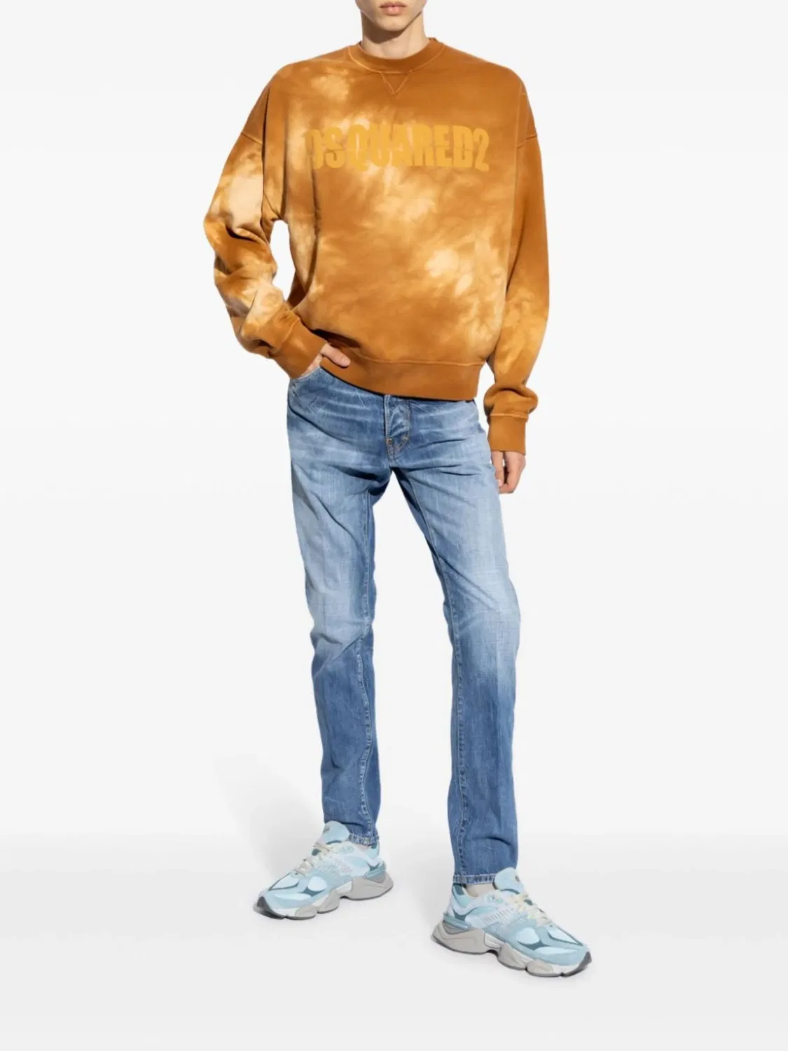 DSQUARED2 Мужские джинсы Slim-Fit с середины талии — фото 2