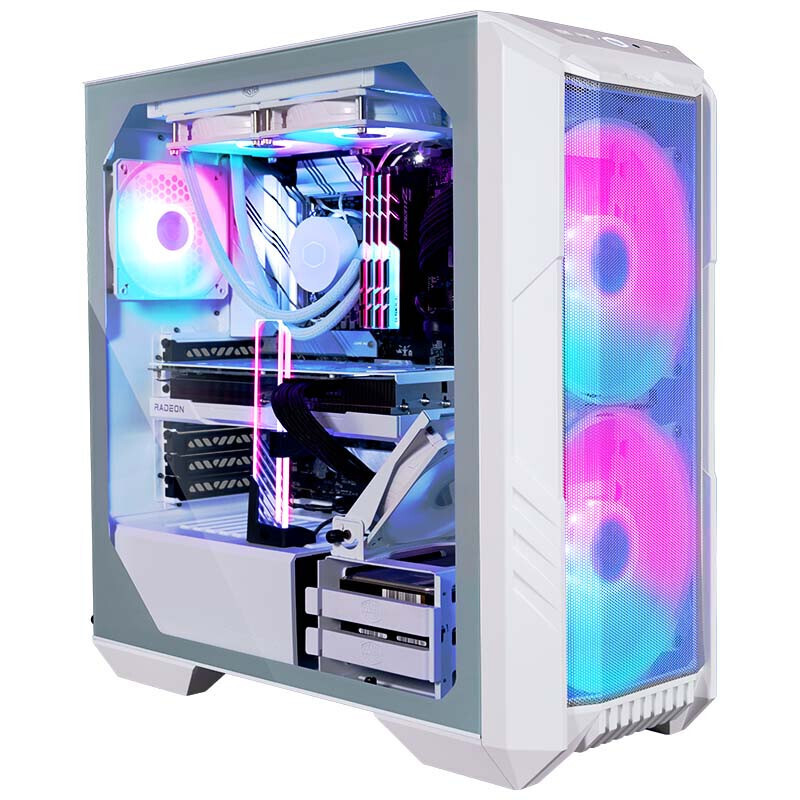 

Корпус Cooler Master HAF 500, Mid Tower, белый