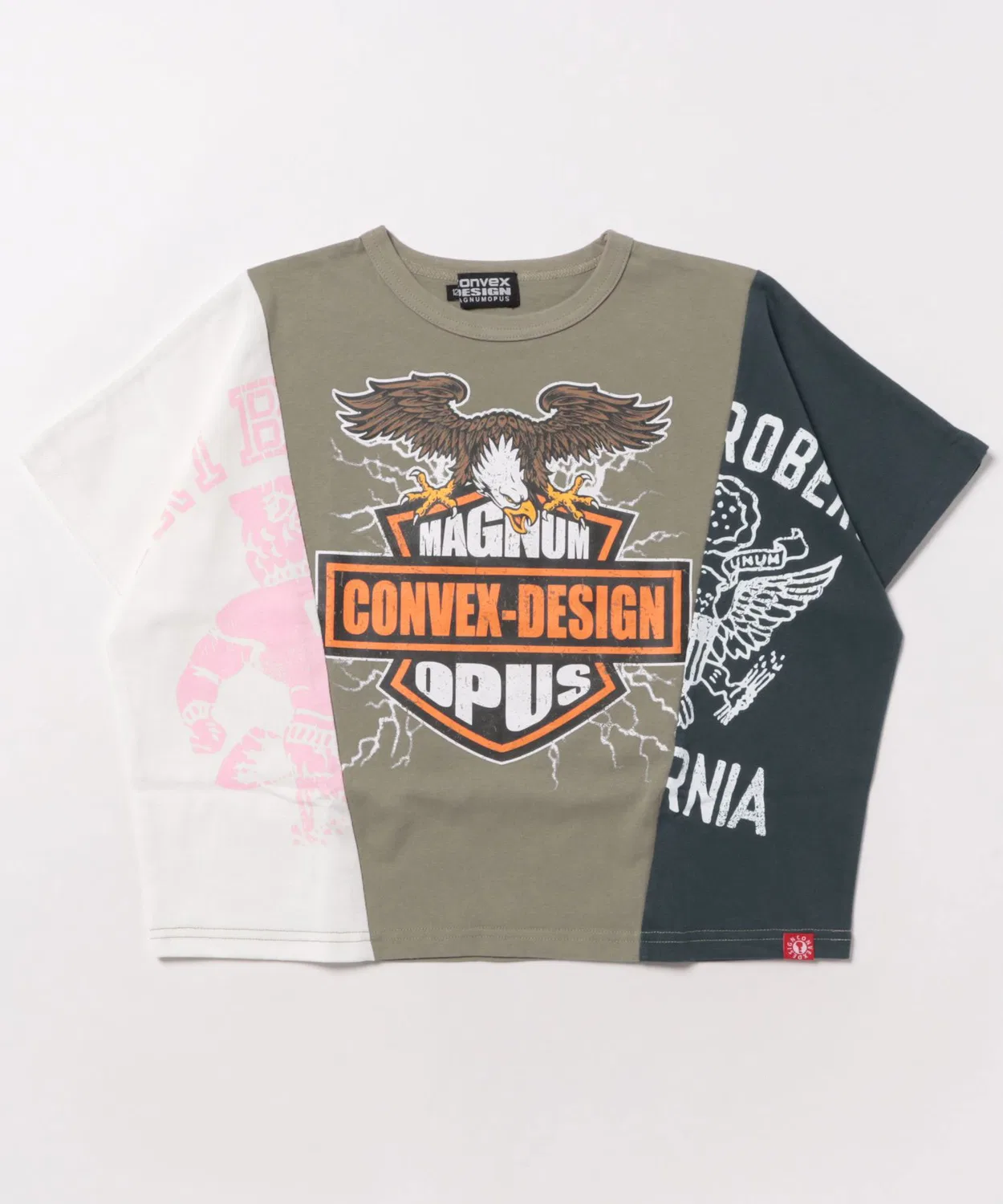 Детская футболка с принтом EAGLE REMAKE T-SHIRT CONVEX, Yellow — фото 2