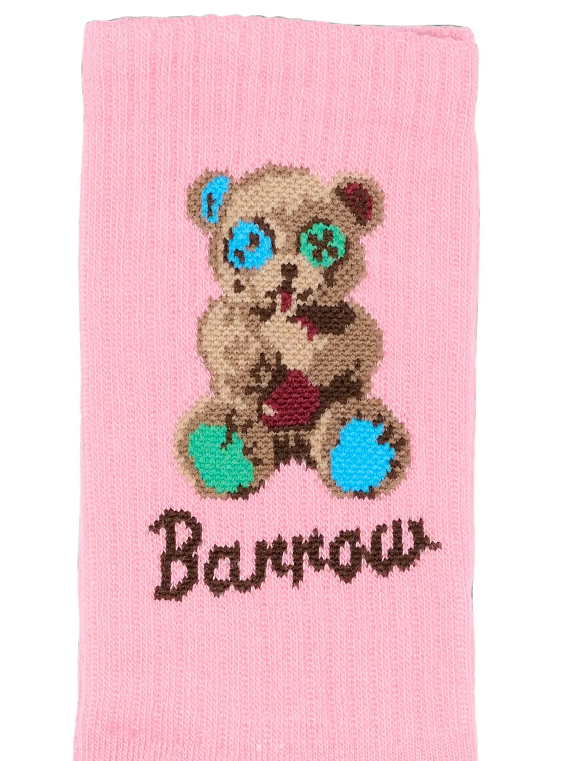 Носки вязки интарсия Barrow Kids, розовый — фото 2