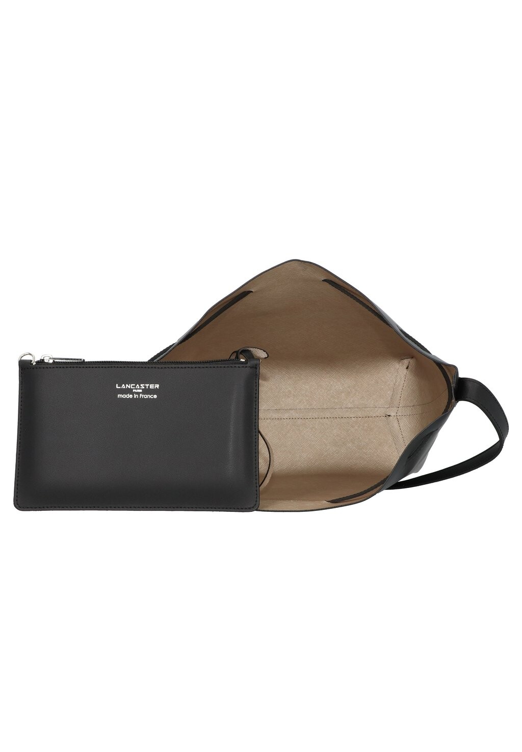

Сумка через плечо PUR & ELEMENT BEUTELTASCHE 23 CM LEDER LANCASTER, черный