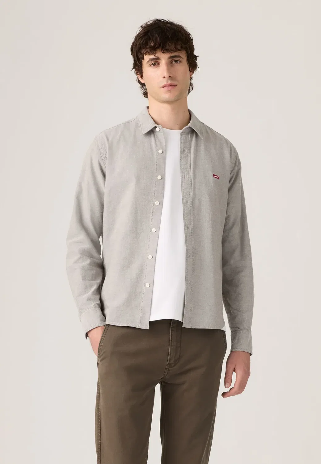 Стандартная рубашка с батарейным питанием - рубашка Levi'S, Olive Night — фото 3