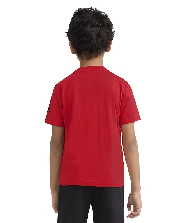 Детская футболка для мальчиков с принтом Heat for Your Feet Tee Nike, University Red — фото 4