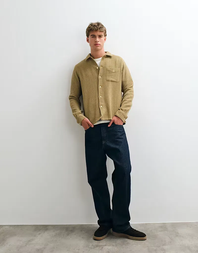 Тканая рубашка Polo Ralph Lauren Sport хаки