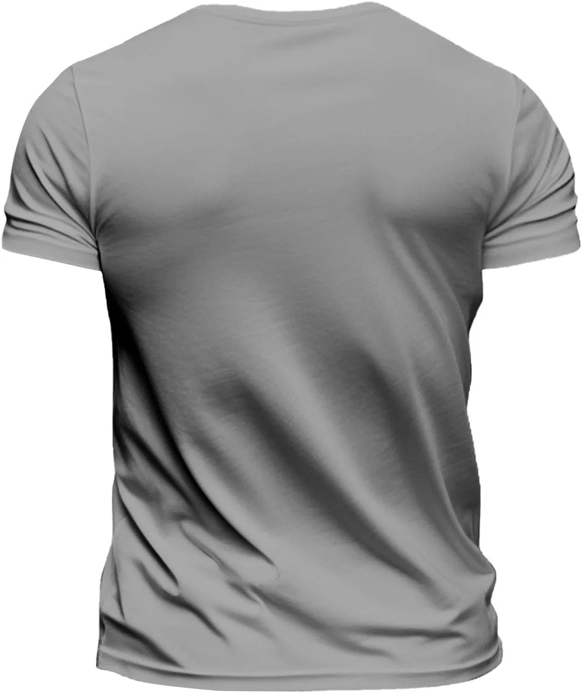 Мужская футболка с коротким рукавом базовый крой, Light Gray — фото 4