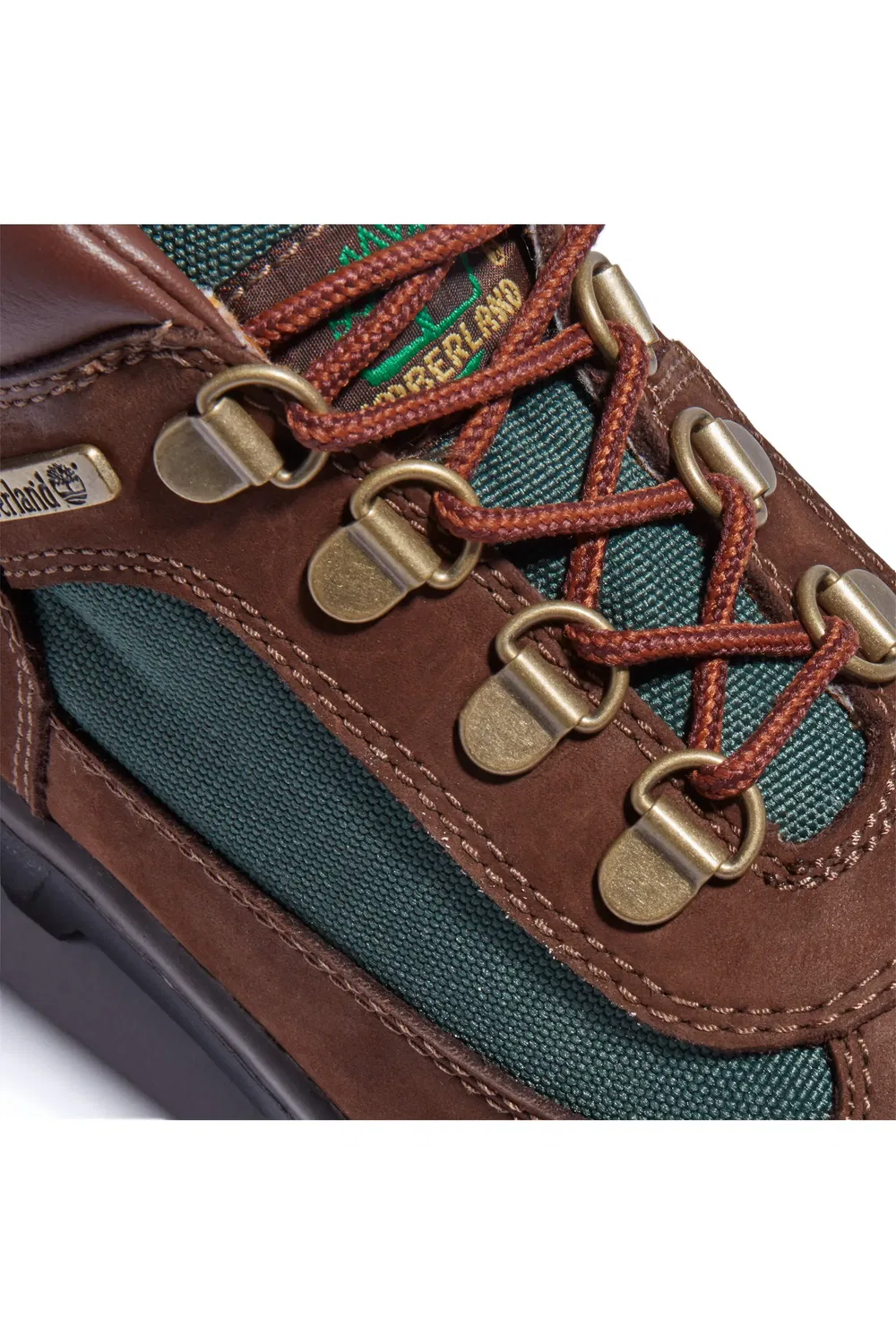 Детские ботинки комбинированные Field Mixed Media Timberland, темно-коричневый — фото 4