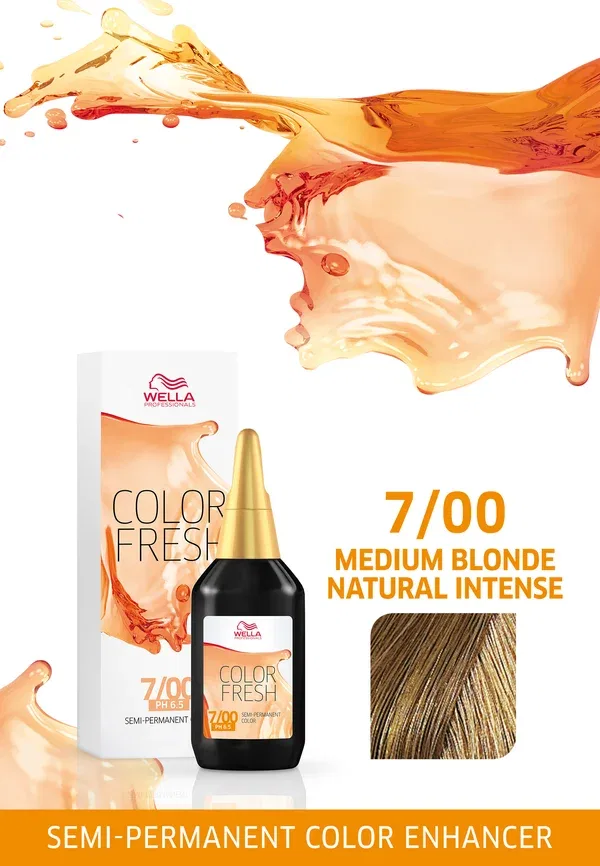 Краска для волос с кислотным pH, Color Fresh, Wella, Medium Blonde Nature 75 мл, цвет medium blonde nature — фото 2