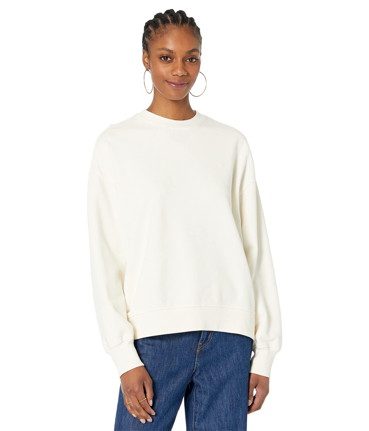 

Толстовка Levi's Premium, WFH Sweatshirt, Белый, Толстовка Levi's Premium, WFH Sweatshirt