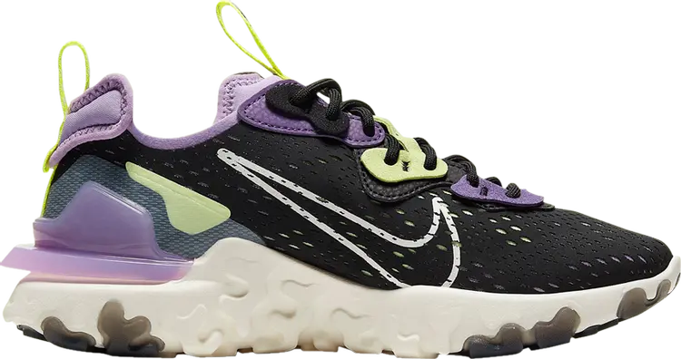 

Кроссовки Nike Wmns React Vision 'Black Purple', черный