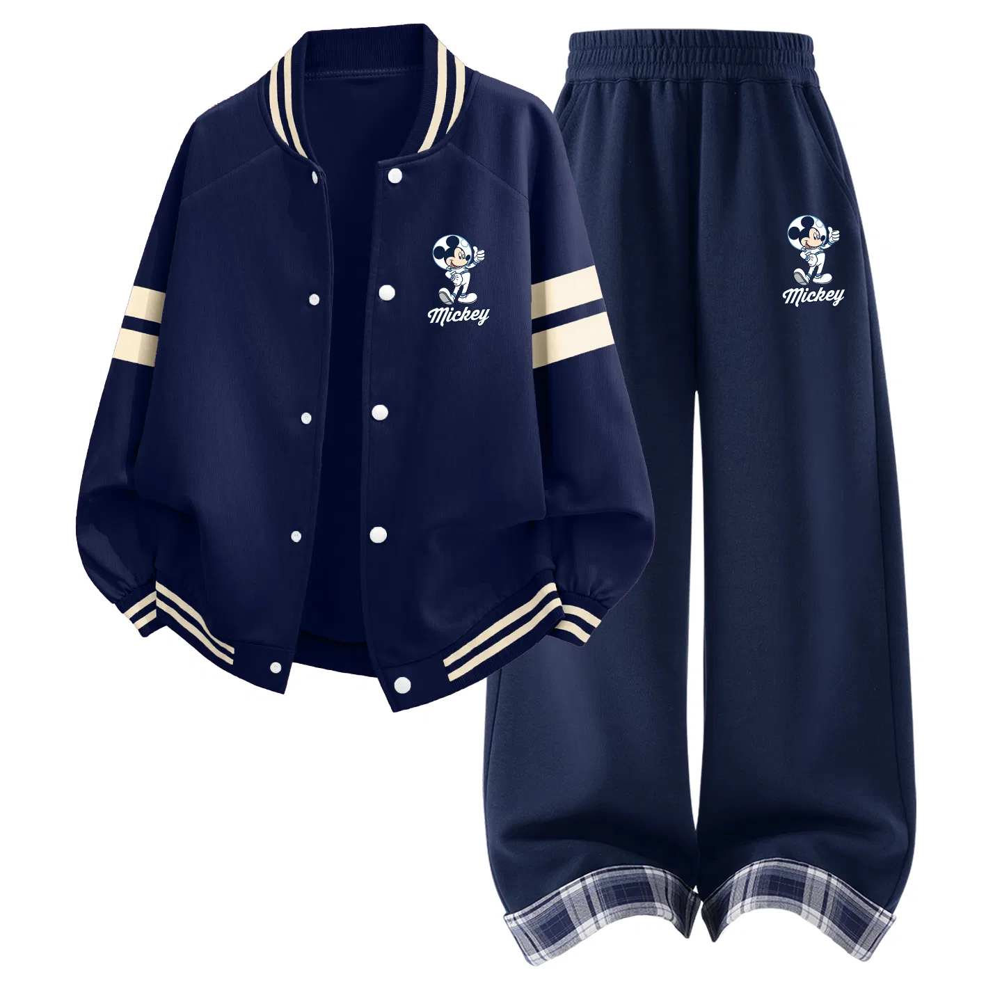 Детский спортивный комплект с воротником-поло и принтом Астронавт Disney, DI Astronaut K Navy Blue, DI Astronaut K Navy Blue