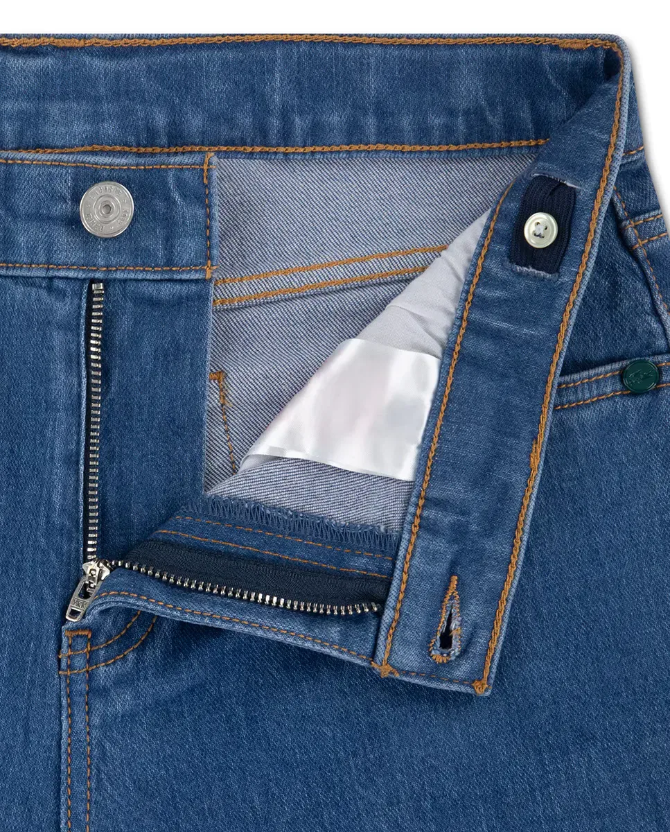 Детские шорты для мальчиков джинсовые Lacoste, Azul — фото 3
