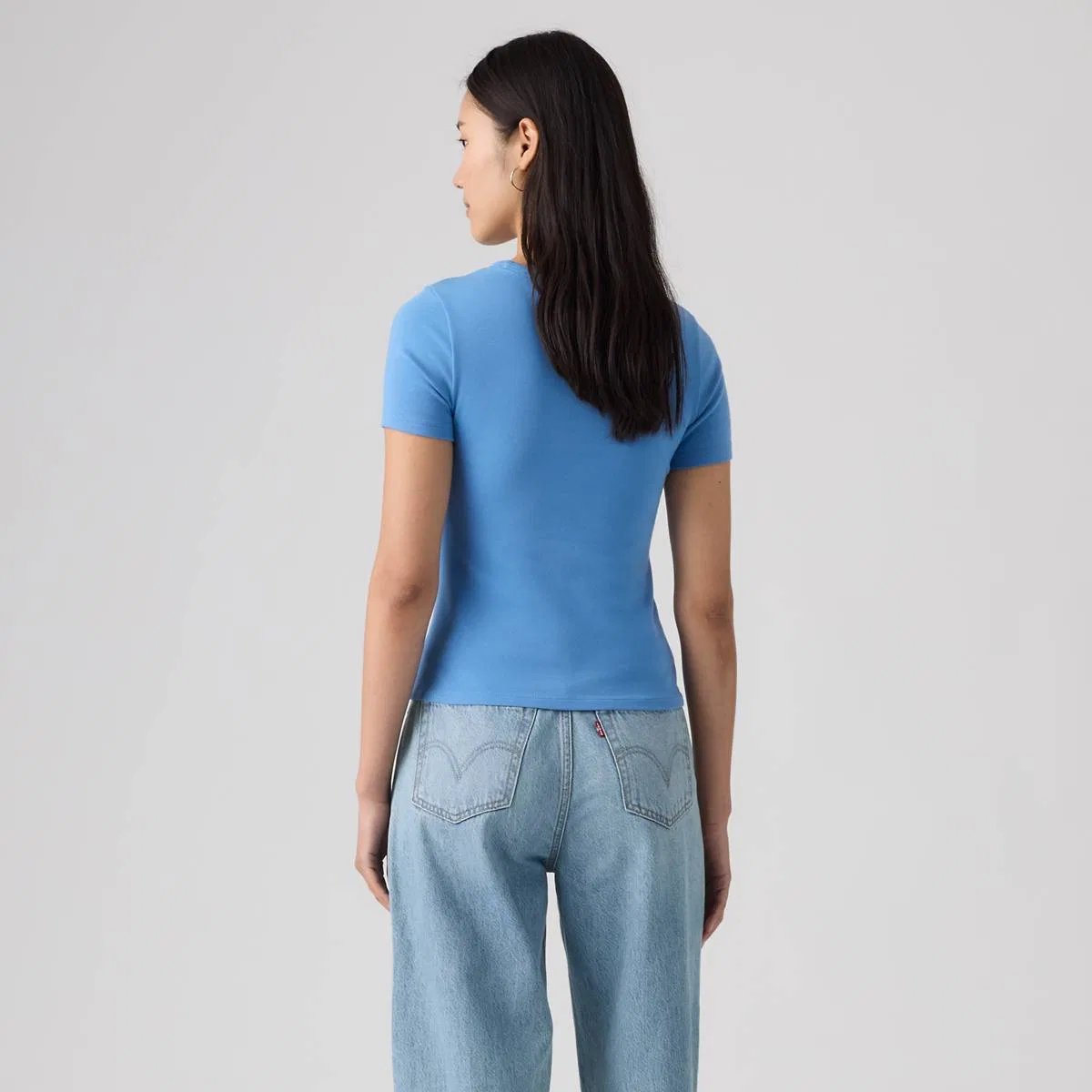 Футболка с длинными рукавами Hayes Levi's, Blurry Lillies Hayes Parisian Blue - Blue — фото 4